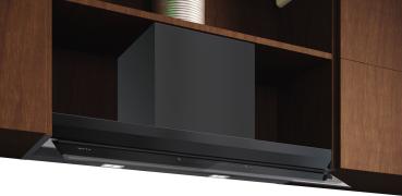 Neff Collection D99XET2S5 - N90 Integrierte Designhaube mit 7 Jahre Garantie, Mattschwarz, Umluft/Abluft, 90 cm